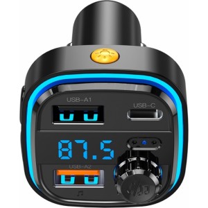 None XO transmitter FM BCC08 Bluetooth MP3 car charger 3,1A black