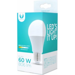 Telforceone LED bulb E27 A60 10W 230V 4500K 806lm Forever Light