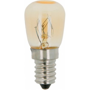 Telforceone Oven Light bulb E14 ST26 15W 230V 60lm 300° Forever Light