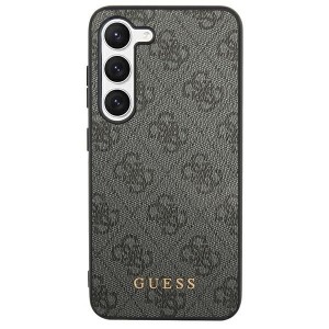 None Guess case for Samsung Galaxy S24 Plus S926 GUHCS24MG4GFGR black hardcase 4G Metal Gold Logo