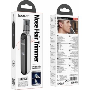 Hoco nose hair trimmer with display HP33 silver