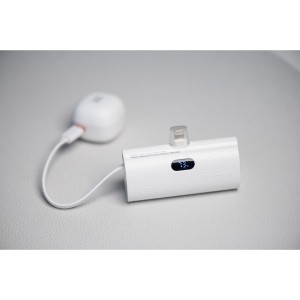 Forcell F-ENERGY Power Plug F5K3 powerbank 5000 mAh for Lightning 8-PIN PD 20W white