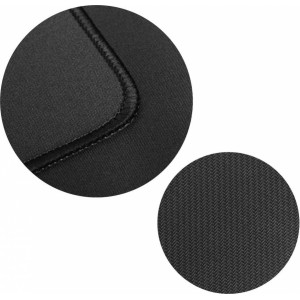 OEM Mousepad 350 x 250 x 3 mm black with black stitching