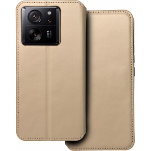 OEM DUAL POCKET Book case for XIAOMI 13T / 13T Pro gold