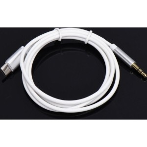 OEM Cable AUX Type C (male) to Jack 3,5 mm (male) white