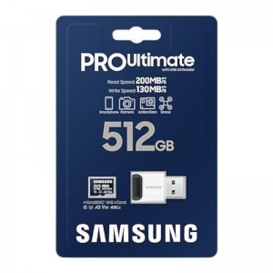 Samsung Memory card Samsung microSDXC PRO Ultimate 200 MB/s UHS-I/U3 (MB-MY512SB/WW)