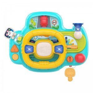 Huanger Interactive steering wheel for children (blue) Huanger HE0541