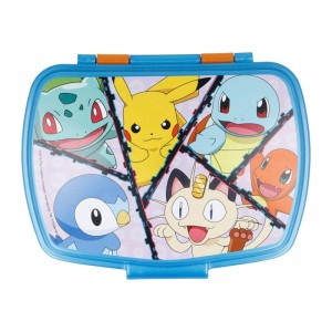 Stor Lunch Box for Kids STOR 8074 750 ml Pokemon (orange&blue)