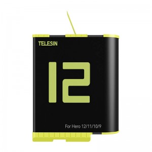 Telesin Akumulator Telesin do GoPro Hero 12 / 11 / 10 / 9 (1750 mAh) GP-BTR-901-B