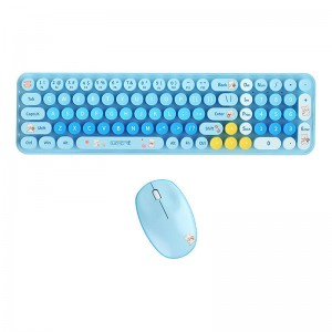 Mofii MOFI Baby Bear Wireless Keyboard + Mouse Set (blue)