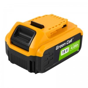 Green Cell Power Tools Battery Green Cell PTDW18V4, DeWalt XR 18V 4Ah DCB182