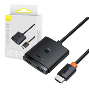 Baseus Airjoy 2in1 HDMI Adapteris ar Vadu 1m