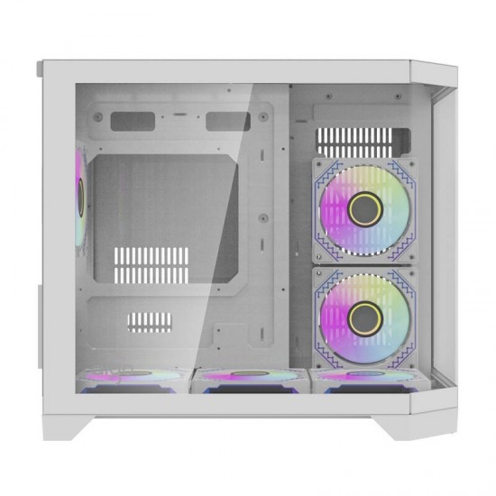 Darkflash Darflash FT418 computer case + 6 aRGB fans (white)