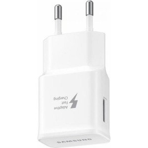 Samsung EP-TA200EWE Adaptīvs 15W Plug USB 3.1 Quick Charge Ātrs lādētājs Balts (OEM)