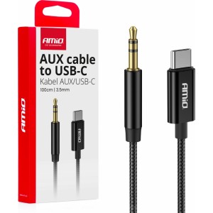 Amio Cable USB-C TO TYPE AUX Mini Jack 3.5mm 1m AMIO-04294