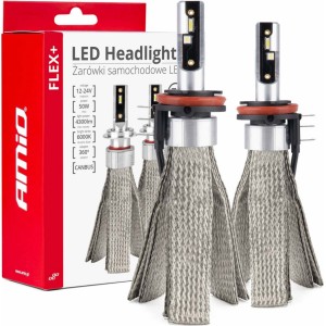 Amio LED car bulbs FLEX+ H15 6000K series 12V 24V Canbus AMIO-03666