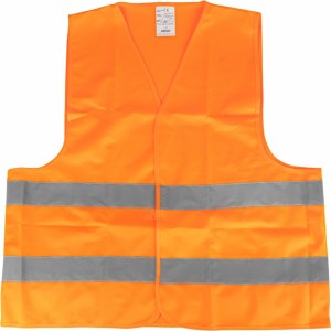 Amio Safety vest XL orange with certificate AMIO-01735