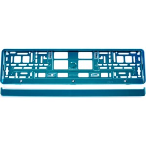 Utal License Plate Frame - Turquoise metalic