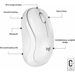 Logitech M240 Bezvadu Optiskā Datorpele