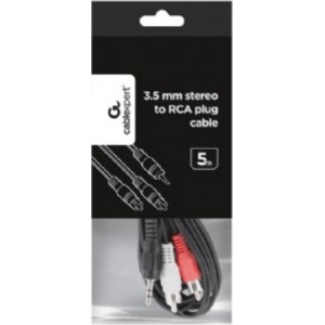 Gembird 3.5mm Jack / 2x RCA Vads 5m