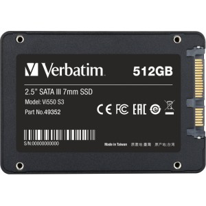 Verbatim Vi550 SSD Cietais Disks 512GB