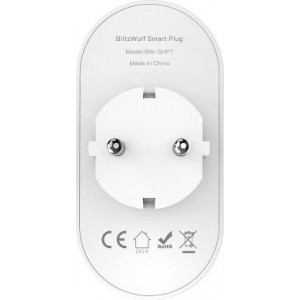 Blitzwolf BW-SHP7 Smart Socket Умная розетка 3,8kW / Google Home / IFTTT