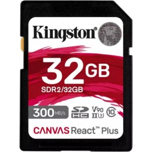 Kingston Technology Canvas React Plus SDHC Atmiņas Karte 32GB