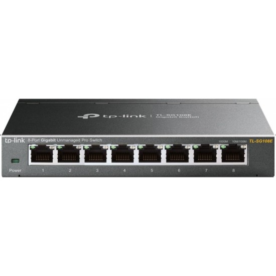 Tp-Link TL-SG108E 1Gbit Tīkla komutators 8port / 1000Mb/s