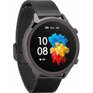 Garett Smartwatch Garett Veronica Black Steel Sieviešu viedpulkstenis IPS / Bluetooth / IP67 / GPS / SMS