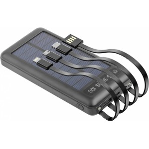 Setty SLR-100 Solar Power Bank Переносная зарядная батарея 10000 mAh