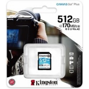 Kingston Canvas Go Plus SDXC 512GB Карта памяти