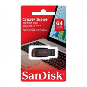 Sandisk Pendrive 64GB USB 2.0 Cruzer Blade Zibatmiņa