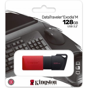 Kingston DataTraveler Exodia 128GB USB 3.2 Zibatmiņa