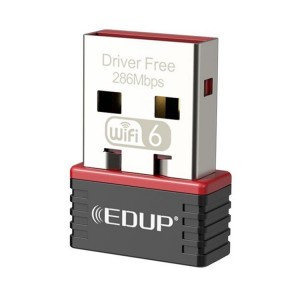 Edup EP-AX300 Nano USB-adapteris WiFi 6 286Mbps / 802.11ax / ALC8800