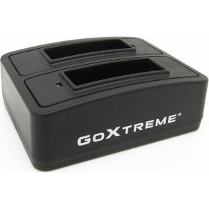 Goxtreme Dual charger f. batt R-WiFi,Enduro,Disc,Pio 01491