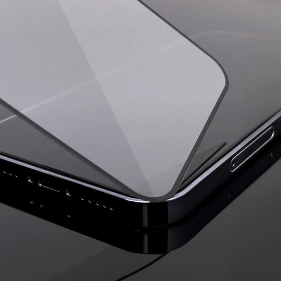 Wozinsky Super Tough Full Glue Tempered Glass Full Screen With Frame Case Friendly OnePlus Nord N200 5G Black (universal)