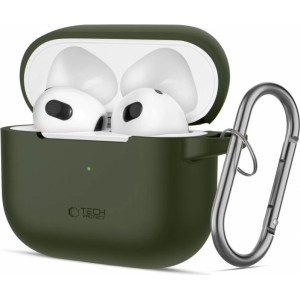 Tech-Protect Silicone Hook Case for Apple AirPods 3 - Green