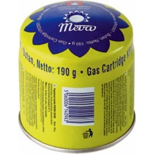 Meva Cartouche, gas cartridge insert for a gas burner stove - punctured, 190g