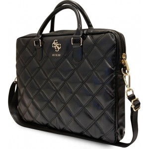Guess 4G Quilted bag for a 16" laptop - black