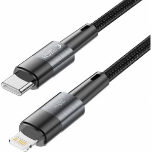 Tech-Protect UltraBoost Lightning / USB-C PD cable 20W 3A 1m - gray