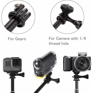 Tech-Protect monopad for GoPro Hero with selfie stick up to 92cm - black