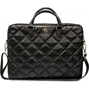 Guess 4G Quilted bag for a 16" laptop - black