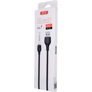 None XO cable NB103 USB - Lightning 2,0 m 2,1A black