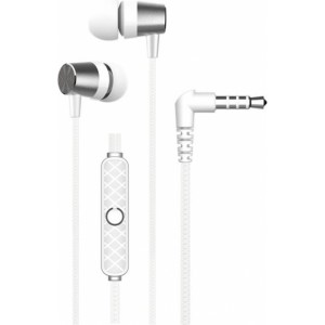 None Devia wired earphones Kintone Metal jack 3,5mm white