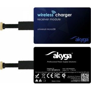 None AKYGA Adapter QI AK-QIR-01A microUSB