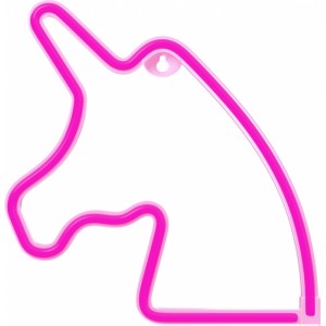 None Neon LED Light UNICORN pink Bat + USB FLNE01 Forever Light