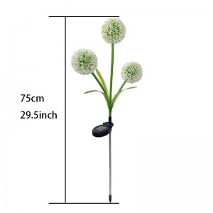 Telforceone SUNARI Solar Lamp LED FLS-95 Garlic flower 3000K 600mAh Li-Ion Forever Light