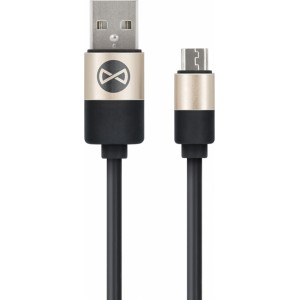 Forever Modern cable USB - microUSB 1,0 m 2A black