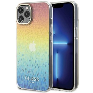 None Guess case for iPhone 12 / 12 Pro 6,1" GUHCP12MHDECMI HC IML FACETED MIRROR DISCO IRIDESCENT