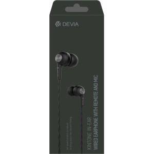 None Devia wired earphones Kintone jack 3,5mm black